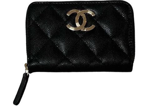 chanel zipper coin purse